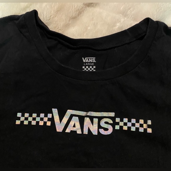Vans Black Crop Top - Picture 2 of 3